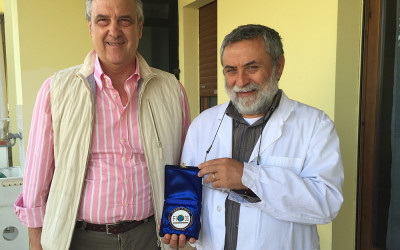 IFBDO President Mr Gian Franco Massaro awarded the Doctor Dante De Berardinis