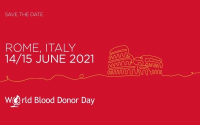 The world blood donor day in Rome has been cancelled, to the coronavirus.