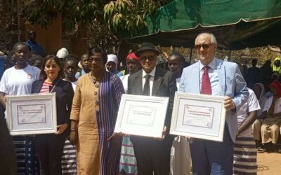 The Honorary President Mr. Gian Franco Massaro, the General Treasurer Miss Valentina Ruccolo and the President/Delegate of the African Continental Committee Mr. Belouafi Farid met with the management of the national blood center (CNTS) of Burkina Faso